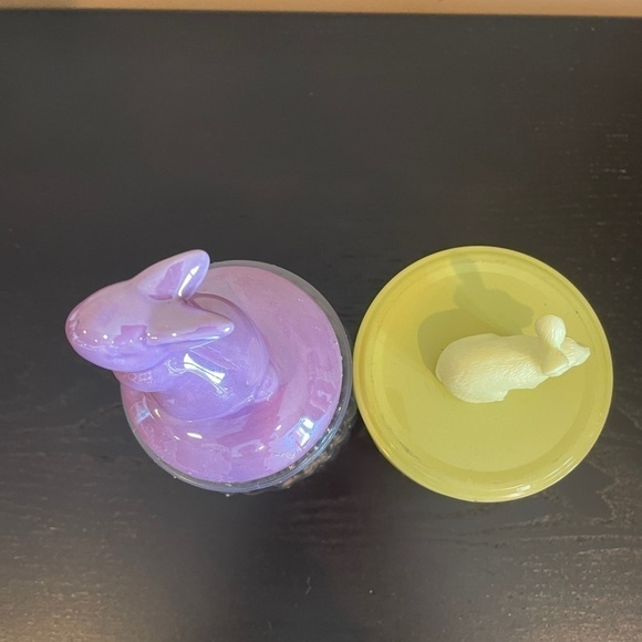 Bunny Topped Glass Treat Jars - Picture 3 of 5